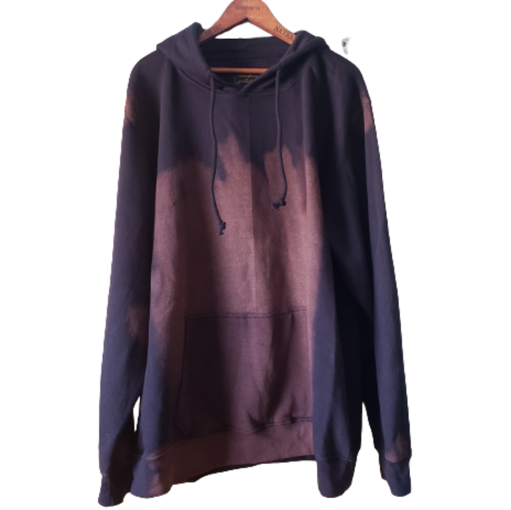 Delusions Of Grandeur Blot Bleach Dye Hooded Sweatshirt